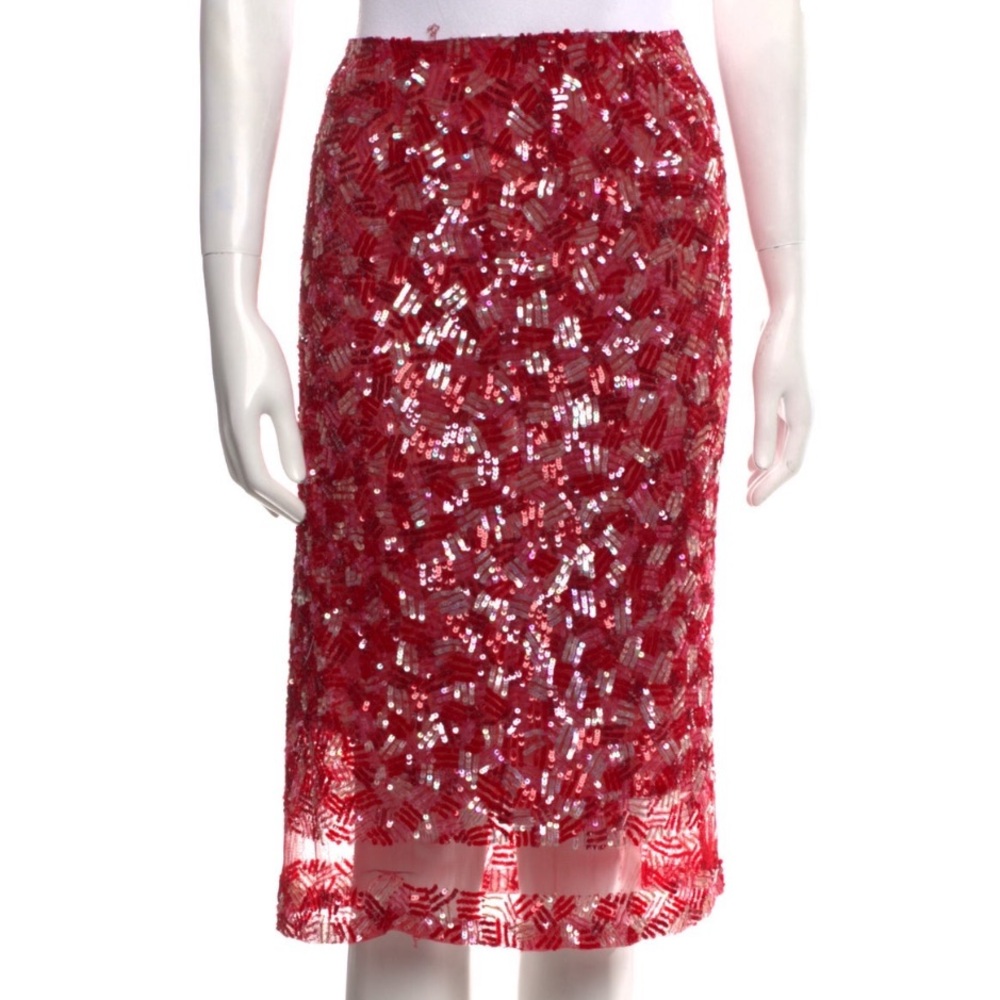 Blumarine Floral Print Knee-Length Skirt